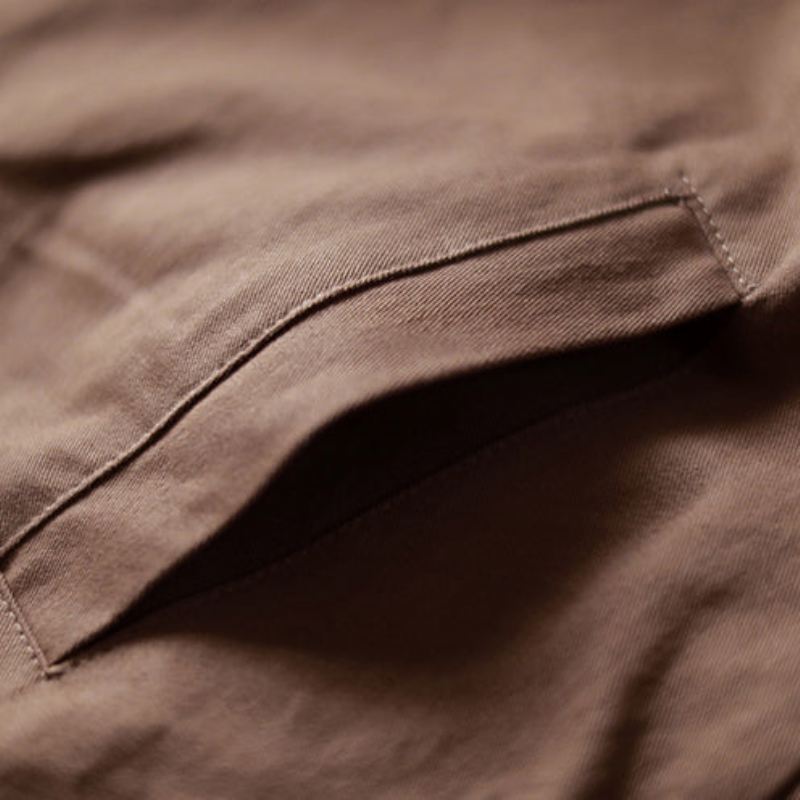 Mørke Sorte Kåper Pluss Størrelse Hette Cardigans Vintage Glidelås Jakker - Mørk Khaki